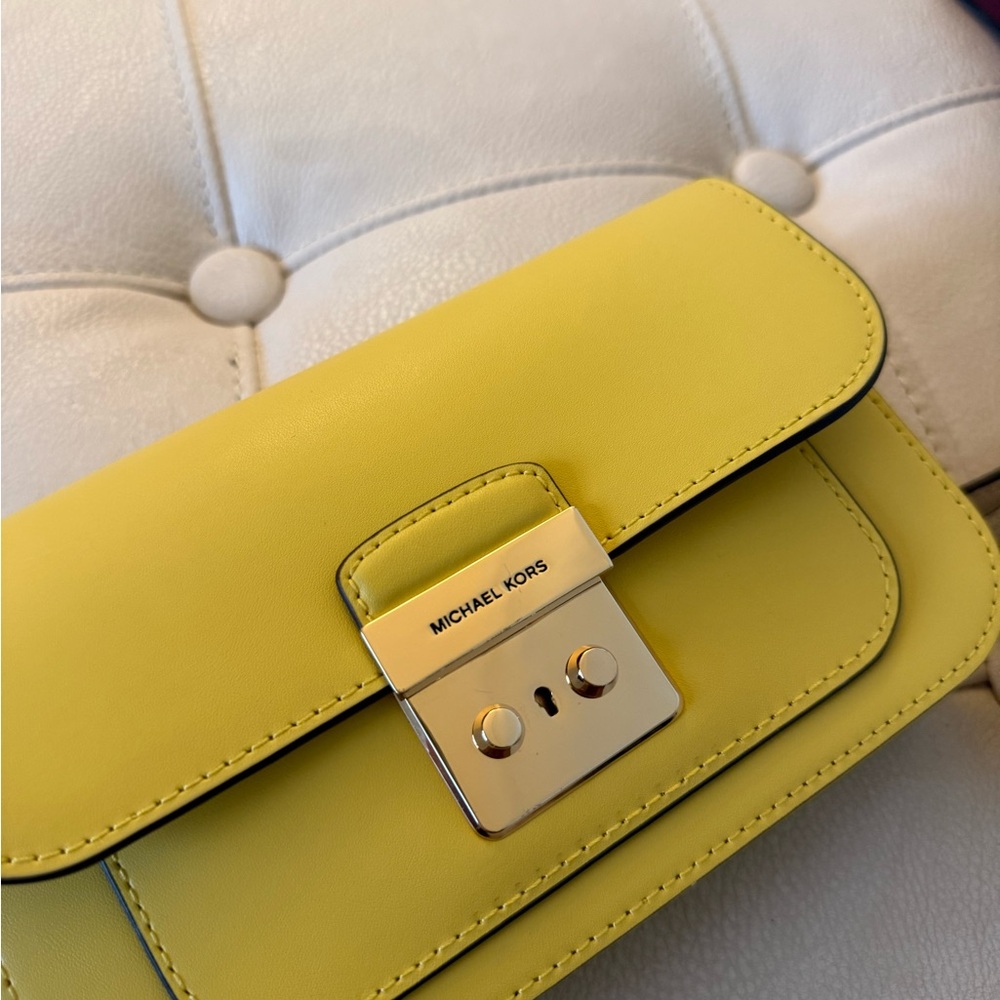 Michael Kors Lemon Yellow Clutch